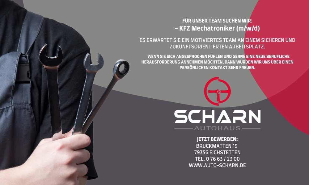 Jobangebot Scharn KFZ-Mechatroniker (m/w/d)
